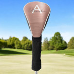 Rosa Rose Gold Metallic Foil Monogram Name Golf Headcover<br><div class="desc">Blush Pink - Rose Gold Imitats Metallic Foil Edelstahl Elegant Girl's Golf Driver Cover. Dieser Golf Driver Head Cover kann auf Ihren Vor- und Erstnamen angepasst werden. Bitte kontaktieren Sie den Designer,  um passende Artikel zu erhalten.</div>