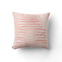 Rosa Rose Gold Metallische Streifen Lines Girl