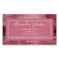 Rosa Rose Gold Rustic Girly Wood