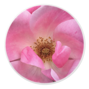 Rosa Rose Keramikknauf