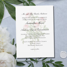 Rosa Rose Klassische formale Hochzeit