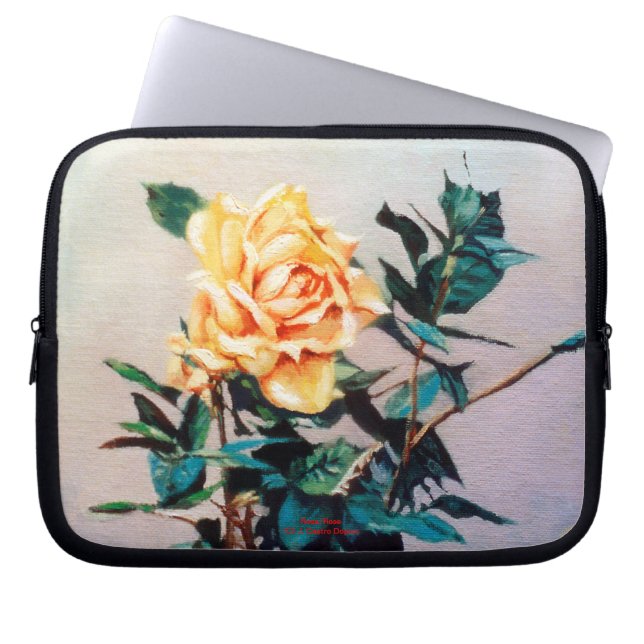 Rosa/Rose Laptopschutzhülle (Vorderseite)