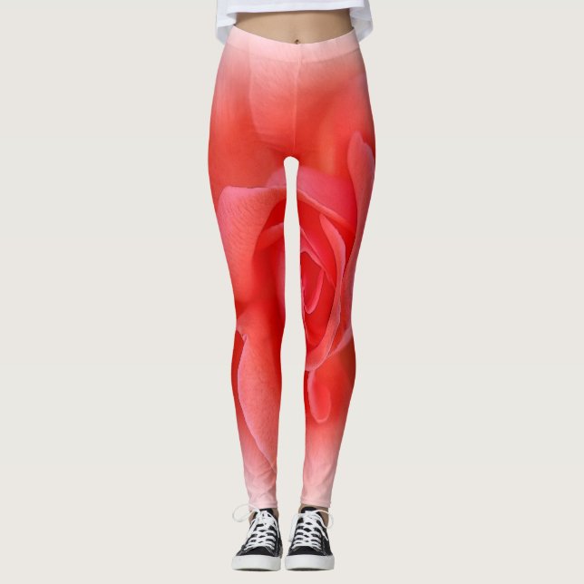 Rosa Rose Leggings (Vorderseite)