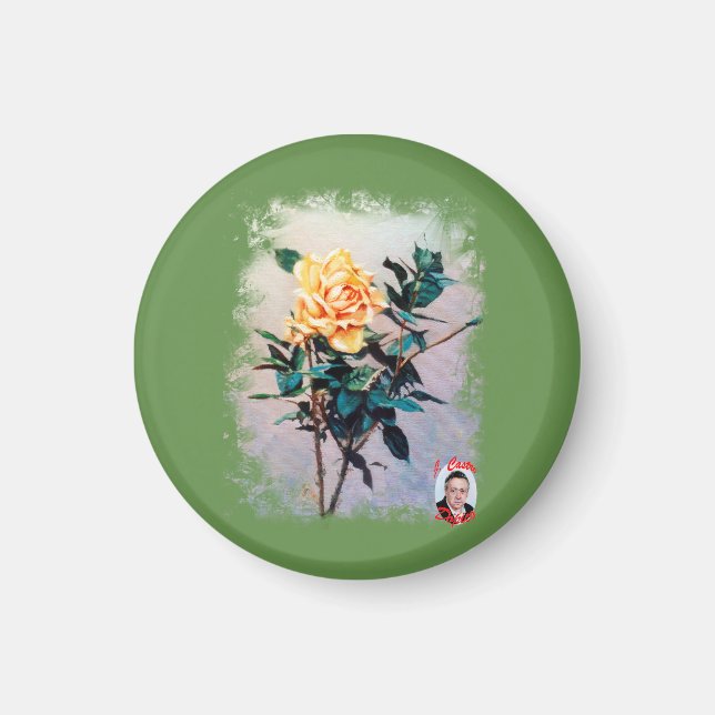 Rosa/Rose Magnet (Vorne)