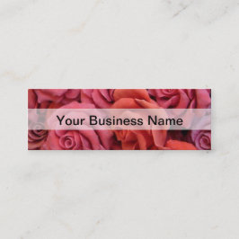 Rosa Rose Mini Visitenkarte