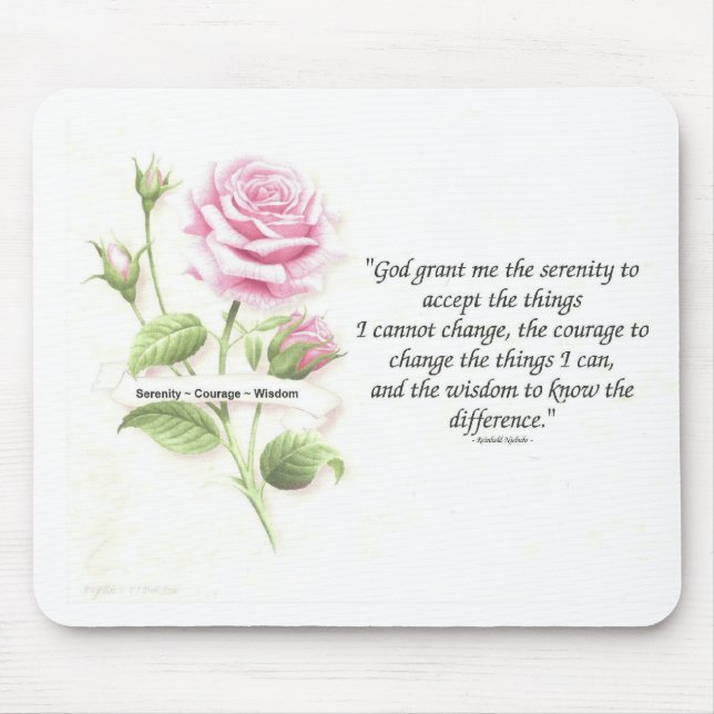 Rosa Rose Mousepad SP (Vorne)