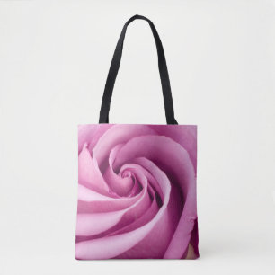 Rosa Rose nach Perfektion geklappt Tasche