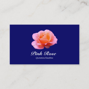Rosa Rose - Navy Blue Visitenkarte