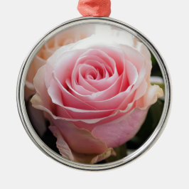 Rosa Rose Ornament Aus Metall