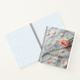 Rosa Rose Petals Notebook Notizbuch
