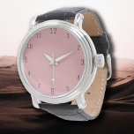 Rosa Rose Rosa Farbe | Classic | elegant Armbanduhr<br><div class="desc">Rosa Rose Rosa Farbe | Rosa Shades | Classic | elegant | Trendy | Stilvoll | Berufliches Design</div>