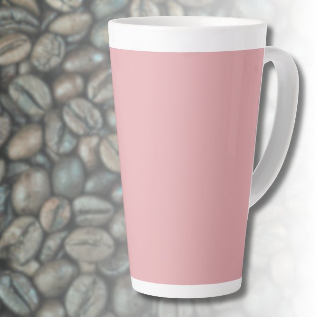 Rosa Rose Rosa Farbe | Classic | elegant Milchtasse (Von Creator hochgeladen)