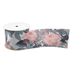 rosa Rose Satinband