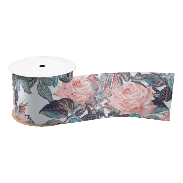 rosa Rose Satinband (Spule)