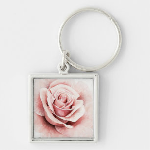 Rosa Rose Schlüsselanhänger