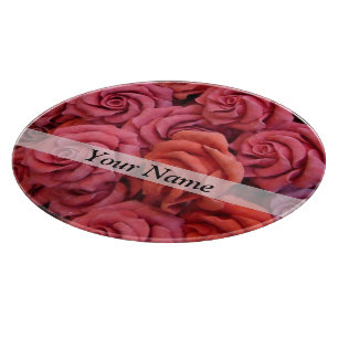 Rosa Rose Schneidebrett