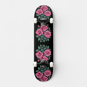 Rosa Rose Süße Blumen Skateboard