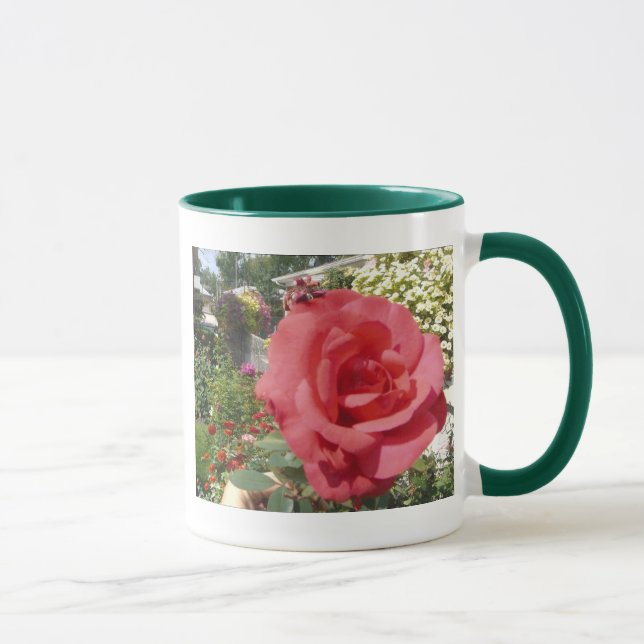 Rosa Rose Tasse (Rechts)