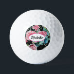 Rosa Rose Vintager Shabby Schlüsselring Golfball<br><div class="desc">Diese wunderschönen Rose sind entworfen aus einer Aquarellfarbe,  die ich aus einer Rose in meinem Garten gemalt habe. Sicher an jeden Gärten oder Blume Liebhaber.</div>