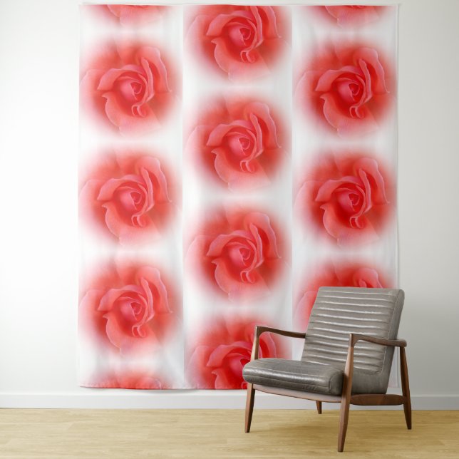 Rosa Rose Wandteppich (Beispiel)