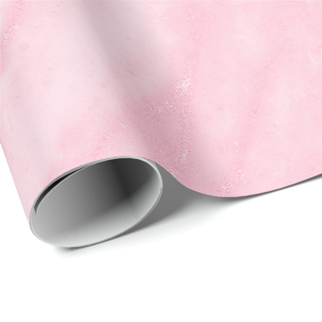 Rosa Rose Weißer Marmorboden Abstrakte Pastete Geschenkpapier (Rolleneckpunkt)