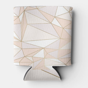 Rosa Rosegold: Abstrakt geometrischer Luxus Dosenkühler