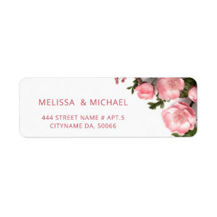 Rosa Rosen 3D Blumen Hochzeit