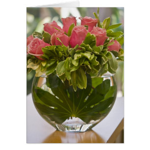 Rosa Rosen-Anordnung