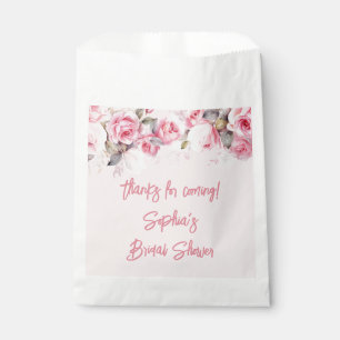 Rosa Rosen Blumen Florale Hochzeitsdusche Geschenk Geschenktütchen