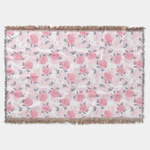 Rosa Rosen Decke