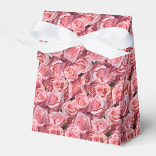 Rosa Rosen Druckfeld Party Leckerei Geschenkschachtel
