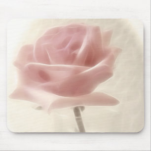 Rosa Rosen-Eindruck Mousepad