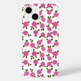 Rosa Rosen floral Case-Mate iPhone 14 Hülle