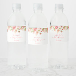 Rosa Rosen Florale Grünzeug Mädchen Baby Shower