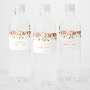 Rosa Rosen Florale Grünzeug Mädchen Baby Shower