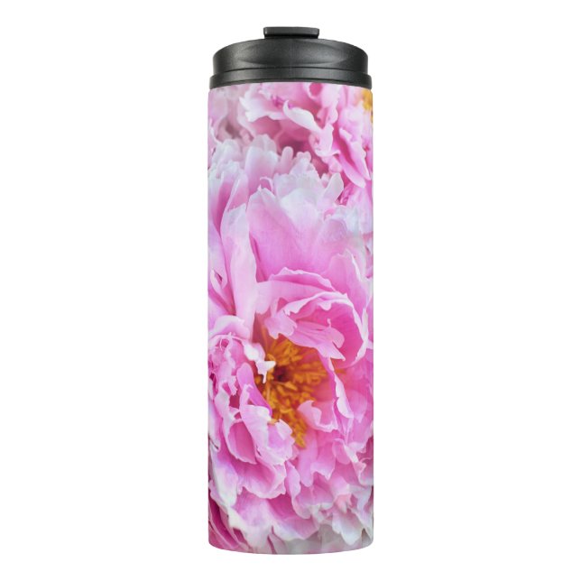Rosa Rosen für Mama von der Tochter Thermal Tumble Thermosbecher (Vorderseite)