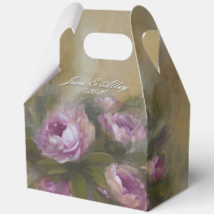 Rosa Rosen Geschenkschachtel