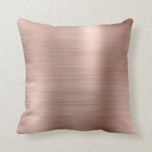 Rosa Rosen-GoldImitat-Pulver-Diamantsequin-Metall Kissen