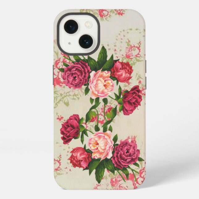 Rosa Rosen  iPhone Hülle (Rückseite)