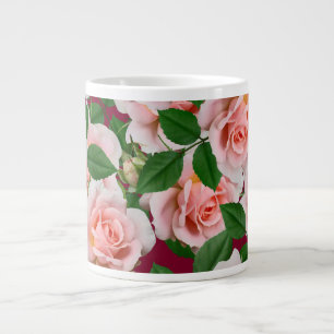 Rosa Rosen Jumbo-Tasse