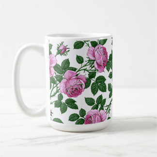 Rosa Rosen Kaffeetasse