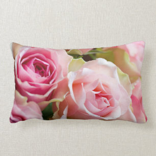Rosa Rosen-Kissen Lendenkissen