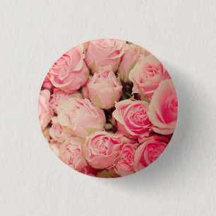 Rosa Rosen-Knopf Button