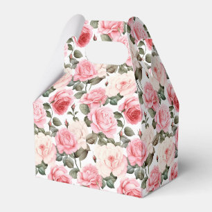 Rosa Rosen Party-Geschenkbox Geschenkschachtel