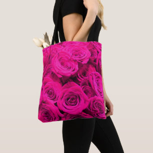 Rosa Rosen Rosa Blume Rosa Blütenbraun Tasche