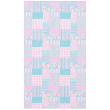 Rosa Rosen, Schmetterlinge Imitate Patchwork Table