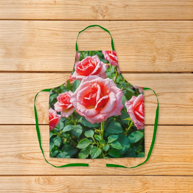 Rosa Rosen Schürze (Apron with pink roses)