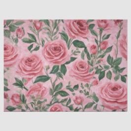 Rosa Rosen Seidenpapier