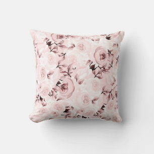 Rosa Rosen Shabby Chic Glam Elegantes Blumendekor Kissen