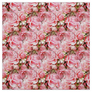 Rosa Rosen Stoff